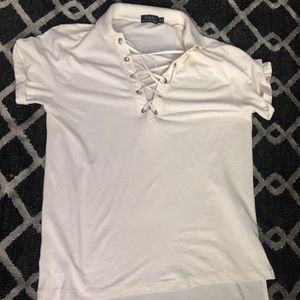 crisscross polo women’s T-shirt
